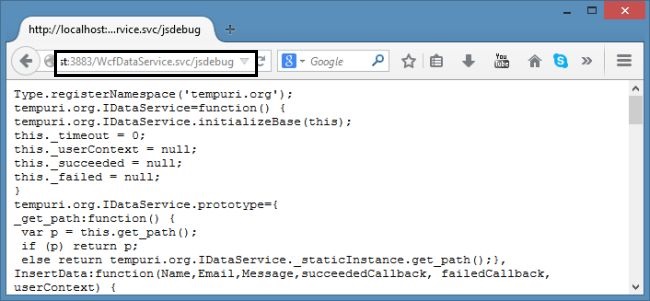 Running Js file on brosser